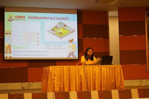 นายกเทศมนตรีนครแม่สอดกล่าวให้โอวาสนักเรียนในสังกัด โครงการจัดส่งนักกีฬาเข้าร่วมแข่งขันกีฬานักเรียนองค์กรปกครองส่วนท้องถิ่น ระดับภาคเหนือ