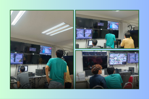 เจ้าหน้าที่กองยุทธศาสตร์และงบประมาณ ดำเนินการตามคำร้องขอซ่อมแซมเคเบิ้ลทีวี และคำขอใช้ข้อมูลจากกล้องวงจรปิด