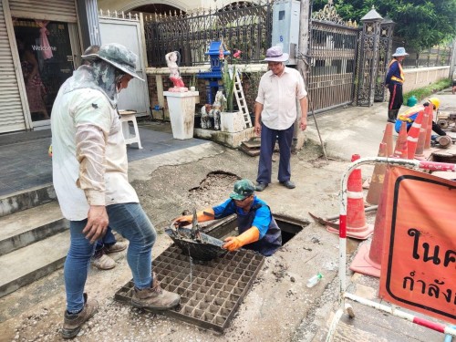 ตามที่เจ้าหน้าที่ภาคสนามกองช่างสุขาภิบาล ได้ออกปฏิบัติงานตามคำร้องทั่วไป