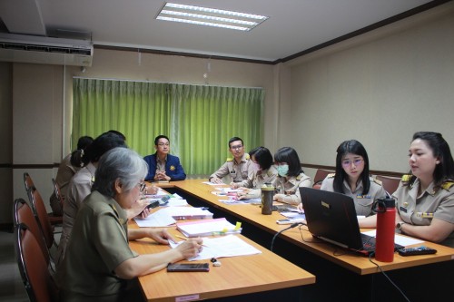 กองยุทธศาสตร์และงบประมาณ จัดประชุม เรื่อง การจัดทำงบประมาณรายจ่ายประจำปี พ.ศ. 2568