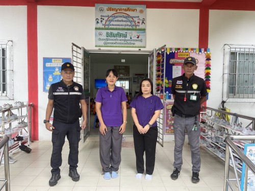 เจ้าหน้าที่เทศกิจ ออกตรวจตามมาตรการรักษาความปลอดภัยในโรงเรียน เขตเทศบาลนครแม่สอด 20/6/2567