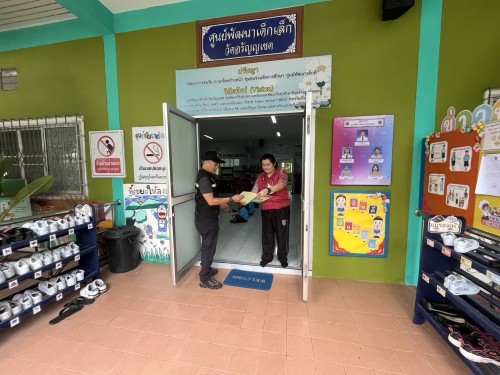 เจ้าหน้าที่เทศกิจ ออกตรวจตามมาตรการรักษาความปลอดภัยในโรงเรียน เขตเทศบาลนครแม่สอด 20/6/2567