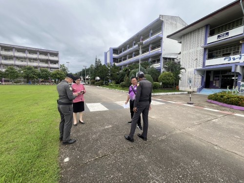 เจ้าหน้าที่เทศกิจ ออกตรวจตามมาตรการรักษาความปลอดภัยในโรงเรียน เขตเทศบาลนครแม่สอด 20/6/2567