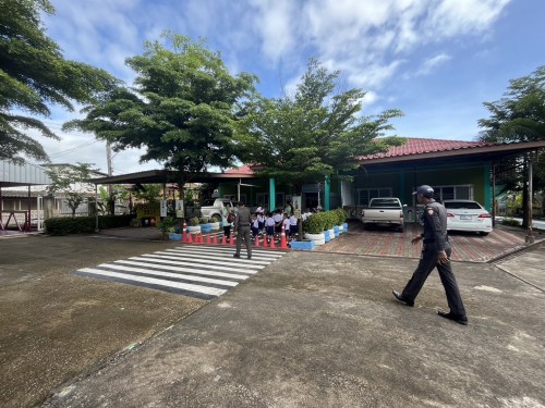 เจ้าหน้าที่เทศกิจ ออกตรวจตามมาตรการรักษาความปลอดภัยในโรงเรียน เขตเทศบาลนครแม่สอด 20/6/2567