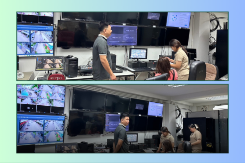 เจ้าหน้าที่กองยุทธศาสตร์และงบประมาณ ดำเนินการตามคำร้องขอซ่อมแซมเคเบิ้ลทีวี และคำขอใช้ข้อมูลจากกล้องวงจรปิด