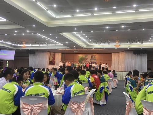 เทศบาลนครแม่สอดร่วมแสดงความยินดีกับนักเรียนในสังกัดเทศบาลนครแม่สอด ที่เดินทางไปเข้าแข่งขันกีฬา "นครเชียงรายเกมส์" คว้าเหรียญรางวัลเป็นอันดับ 2 ของภาคเหนือ