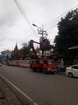 งานไฟฟ้า ได้ออกพื้นที่ซ่อมแซมไฟฟ้าส่องสว่างถนนสาธารณะในเขตชุมชนต่าง ๆ