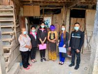 ลงพื้นที่ชุมชนวัดหลวง เพื่อเยี่ยมบ้านเด็กที่อยู่ระหว่างการคุ้มครองสวัสดิภาพจากการถูกกระทำความรุนแรงในครอบครัว