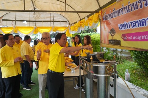 เทศบาลนครแม่สอดจัดพิธีหล่อเทียนจำนำพรรษา ประจำปี 2567