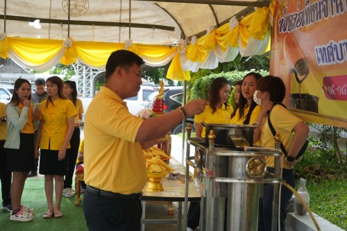 เทศบาลนครแม่สอดจัดพิธีหล่อเทียนจำนำพรรษา ประจำปี 2567