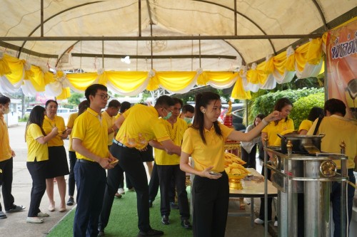 เทศบาลนครแม่สอดจัดพิธีหล่อเทียนจำนำพรรษา ประจำปี 2567