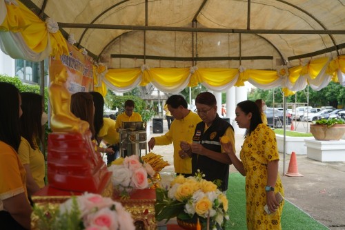 เทศบาลนครแม่สอดจัดพิธีหล่อเทียนจำนำพรรษา ประจำปี 2567