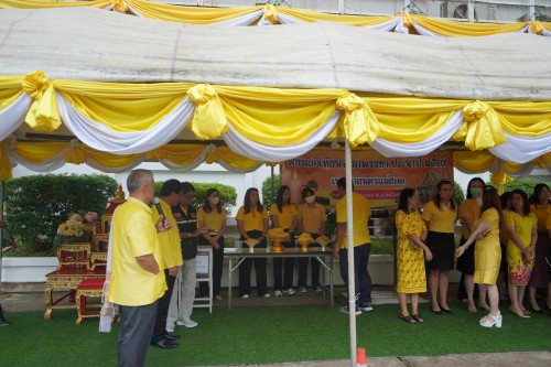 เทศบาลนครแม่สอดจัดพิธีหล่อเทียนจำนำพรรษา ประจำปี 2567