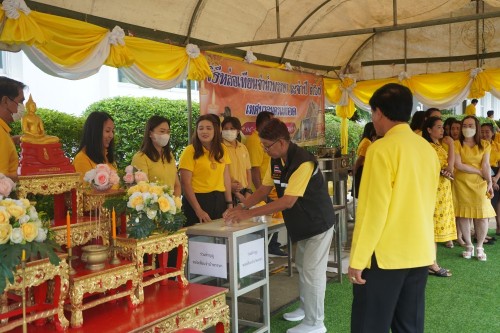 เทศบาลนครแม่สอดจัดพิธีหล่อเทียนจำนำพรรษา ประจำปี 2567