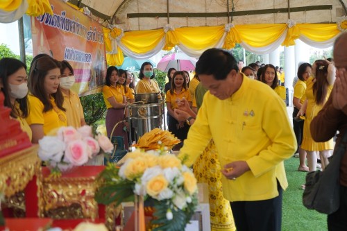 เทศบาลนครแม่สอดจัดพิธีหล่อเทียนจำนำพรรษา ประจำปี 2567