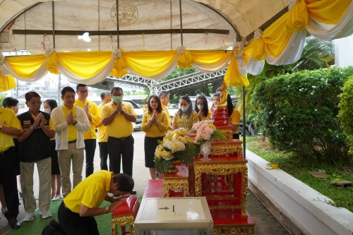 เทศบาลนครแม่สอดจัดพิธีหล่อเทียนจำนำพรรษา ประจำปี 2567