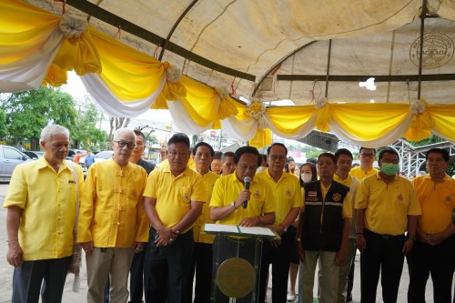 เทศบาลนครแม่สอดจัดพิธีหล่อเทียนจำนำพรรษา ประจำปี 2567