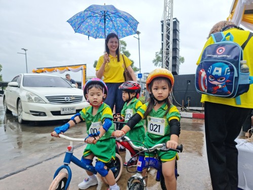 ทน.แม่สอด จัดการแข่งขันจักรยานขาไถ (Balance Bike) เฉลิมพระเกียรติ พระบาทสมเด็จพระเจ้าอยู่หัว เนื่องในโอกาสพระราชพิธีมหามงคลเฉลิมพระชนมพรรษา 6 รอบ 28 กรกฎาคม 2567 จังหวัดตาก