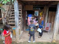 ลงพื้นที่ร่วมกับบ้านพักเด็กและครอบครัวจังหวัดตากพร้อมด้วยประธานชุมชนวัดหลวง