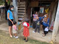 ลงพื้นที่ร่วมกับบ้านพักเด็กและครอบครัวจังหวัดตากพร้อมด้วยประธานชุมชนวัดหลวง