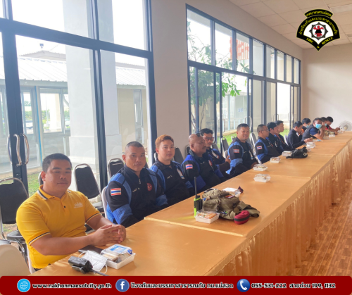 ดับเพลิงนครแม่สอด เข้าร่วมการฝึกซ้อมแผนเผชิญเหตุ ท่าอากาศยานแม่สอดบนโต๊ะจำลอง ณ ท่าอากาศยานแม่สอด