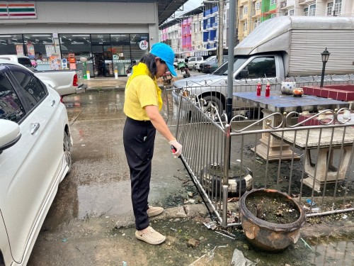 กองช่างสุขาภิบาลได้เข้าร่วมกิจกรรมจิตอาสาพัฒนาปรับปรุงภูมิทัศน์เฉลิมพระเกียรติ พระบาทสมเด็จพระเจ้าอยู่หัว เนื่องในโอกาสพระราชพิธีมหามงคลเฉลิมพระชนมพรรษา 6 รอบ 28 กรกฎาคม 2567