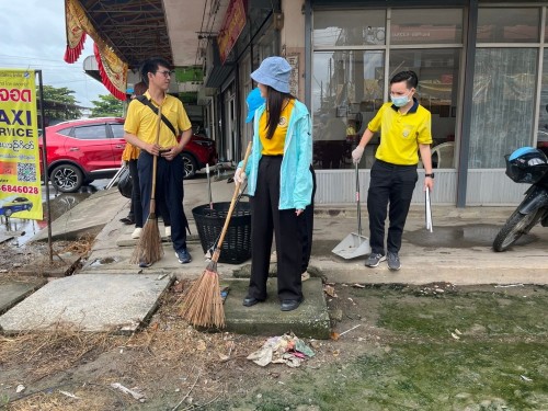กองช่างสุขาภิบาลได้เข้าร่วมกิจกรรมจิตอาสาพัฒนาปรับปรุงภูมิทัศน์เฉลิมพระเกียรติ พระบาทสมเด็จพระเจ้าอยู่หัว เนื่องในโอกาสพระราชพิธีมหามงคลเฉลิมพระชนมพรรษา 6 รอบ 28 กรกฎาคม 2567