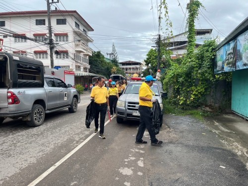กองช่างสุขาภิบาลได้เข้าร่วมกิจกรรมจิตอาสาพัฒนาปรับปรุงภูมิทัศน์เฉลิมพระเกียรติ พระบาทสมเด็จพระเจ้าอยู่หัว เนื่องในโอกาสพระราชพิธีมหามงคลเฉลิมพระชนมพรรษา 6 รอบ 28 กรกฎาคม 2567