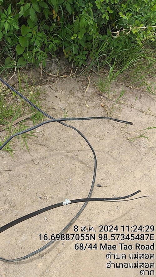 เจ้าหน้าที่กองยุทธศาสตร์และงบประมาณ ดำเนินการตามคำร้องขอตรวจสอบและซ่อมแซมเคเบิ้ลทีวี เพื่อการศึกษาเทศบาลนครแม่สอด ในวันที่ 8 สิงหาคม 2567