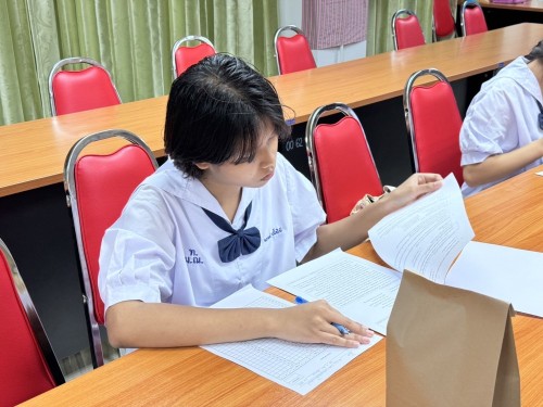 เทศบาลนครแม่สอดจัดการคัดเลือกนักเรียนตัวแทนเทศบาลนครแม่สอดเพื่อเข้าร่วมกิจกรรมส่งเสริมสมรรถนะผู้เรียนตามมาตรฐานสากล(PISA) ในโครงการจัดงานมหกรรมการจัดการศึกษาท้องถิ่นและการประกวดแข่งขันทักษะทางวิชาการ ระดับประเทศ ประจำปีงบประมาณ พ.ศ.2567