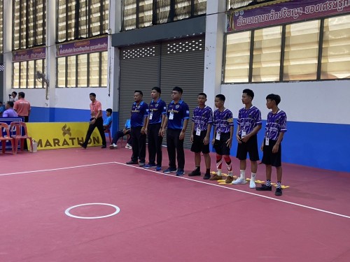 นายกเทศมนตรีนครแม่สอดพร้อมผู้บริหารร่วมให้กำลังใจนักเรียนในสังกัด โครงการจัดส่งนักกีฬาเข้าร่วมแข่งขันกีฬานักเรียนองค์กรปกครองส่วนท้องถิ่น ระดับประเทศ ณ จังหวัดร้อยเอ็ด