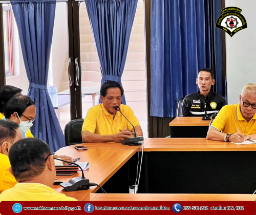 ดับเพลิงนครแม่สอด จัดประชุมประจำเดือนสิงหาคม ครั้งที่ 5/2567