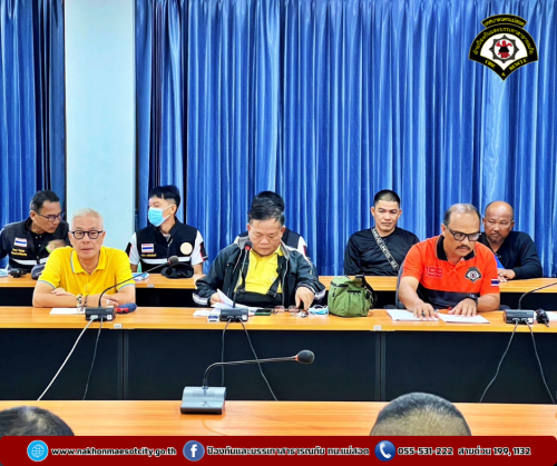 ดับเพลิงนครแม่สอด จัดประชุมประจำเดือนสิงหาคม ครั้งที่ 5/2567