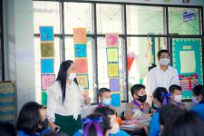 ตรวจเยื่ยมและการจัดการเรียนการสอนของโรงเรียนเทศบาลวัดดอนแก้ว