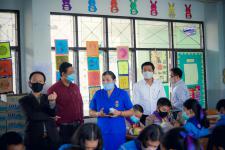 ตรวจเยื่ยมและการจัดการเรียนการสอนของโรงเรียนเทศบาลวัดดอนแก้ว