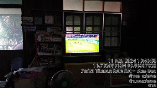 เจ้าหน้าที่กองยุทธศาสตร์และงบประมาณ ดำเนินการตามคำร้องขอติดตั้งซ่อมแซมเคเบิ้ลทีวี เพื่อการศึกษาเทศบาลนครแม่สอด