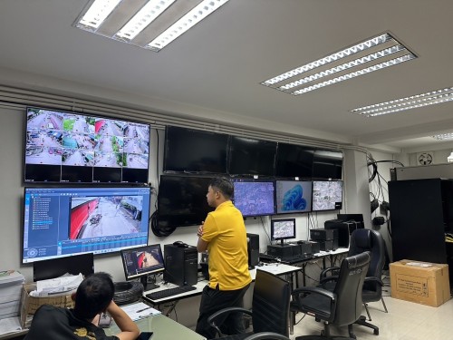 เจ้าหน้าที่กองยุทธศาสตร์และงบประมาณ ดำเนินการตามคำขอใช้ข้อมูลจากกล้องวงจรปิด