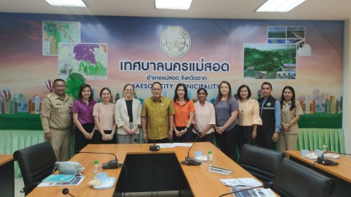 ต้อนรับคณะจาก กรมควมคุมโรคกองระบาดวิทยา ร่วมกับศูนย์ความร่วมมือไทย - สหรัฐ ด้านสาธารณสุข