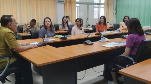 ต้อนรับคณะจาก กรมควมคุมโรคกองระบาดวิทยา ร่วมกับศูนย์ความร่วมมือไทย - สหรัฐ ด้านสาธารณสุข