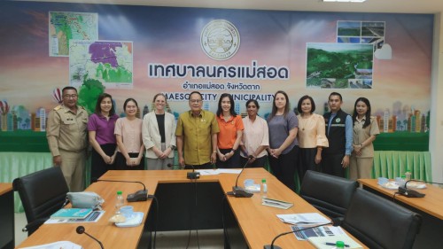 ต้อนรับคณะจาก กรมควมคุมโรคกองระบาดวิทยา ร่วมกับศูนย์ความร่วมมือไทย - สหรัฐ ด้านสาธารณสุข