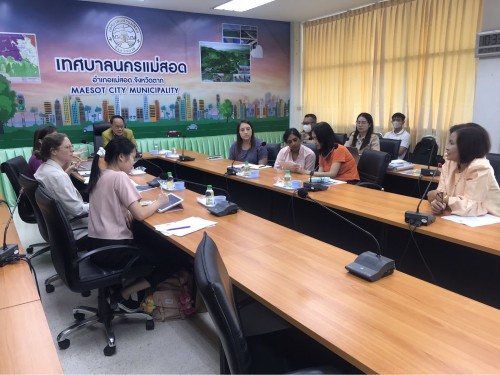 ต้อนรับคณะจาก กรมควมคุมโรคกองระบาดวิทยา ร่วมกับศูนย์ความร่วมมือไทย - สหรัฐ ด้านสาธารณสุข