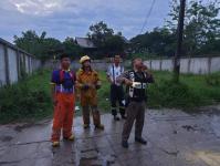 ดับเพลิงเเม่สอดระงับเหตุเพลิงไหม้สายไฟฟ้า หลัง ร.ร.อนุบาลการุณย์