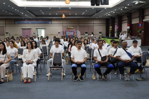 กองการเจ้าหน้าที่ จัดโครงการฝึกอบรมส่งเสริมคุณธรรมจริยธรรมบุคลากรในสังกัดเทศบาลนครแม่สอด 