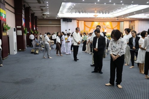 กองการเจ้าหน้าที่ จัดโครงการฝึกอบรมส่งเสริมคุณธรรมจริยธรรมบุคลากรในสังกัดเทศบาลนครแม่สอด 