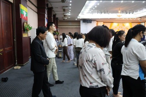 กองการเจ้าหน้าที่ จัดโครงการฝึกอบรมส่งเสริมคุณธรรมจริยธรรมบุคลากรในสังกัดเทศบาลนครแม่สอด 