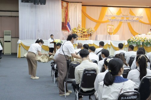 กองการเจ้าหน้าที่ จัดโครงการฝึกอบรมส่งเสริมคุณธรรมจริยธรรมบุคลากรในสังกัดเทศบาลนครแม่สอด 