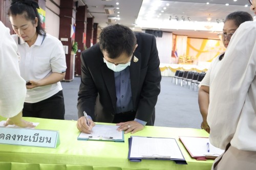 กองการเจ้าหน้าที่ จัดโครงการฝึกอบรมส่งเสริมคุณธรรมจริยธรรมบุคลากรในสังกัดเทศบาลนครแม่สอด 