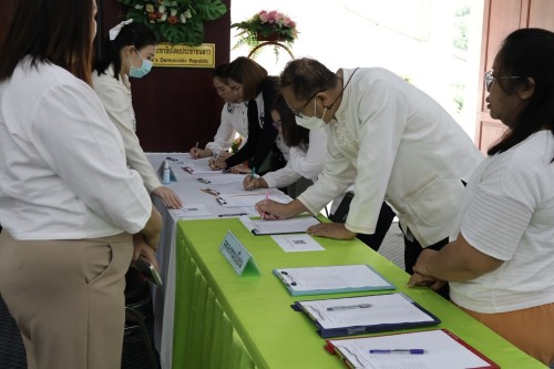 กองการเจ้าหน้าที่ จัดโครงการฝึกอบรมส่งเสริมคุณธรรมจริยธรรมบุคลากรในสังกัดเทศบาลนครแม่สอด 