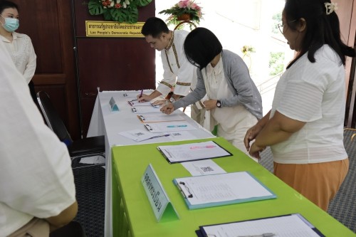 กองการเจ้าหน้าที่ จัดโครงการฝึกอบรมส่งเสริมคุณธรรมจริยธรรมบุคลากรในสังกัดเทศบาลนครแม่สอด 