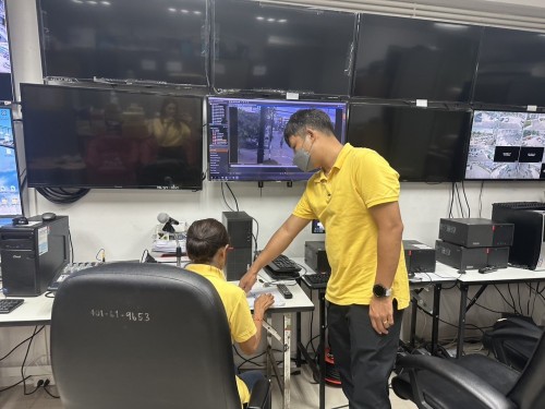 เจ้าหน้าที่กองยุทธศาสตร์และงบประมาณ ดำเนินการตามคำร้องขอติดตั้งซ่อมแซมเคเบิ้ลทีวี และขอใช้ข้อมูลจากกล้องวงจรปิด